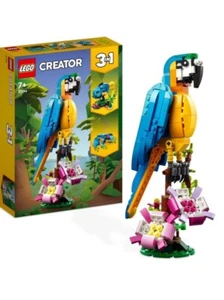 LEGO 31136 CREATOR 3 IN 1 Pappagallo esotico - Pesce - Rana 253pz - Foto 1 di 5