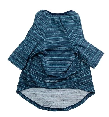 Top-Paw Size XL Blue Teal Striped Dog Tee NWT - Image 1 of 4