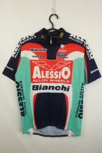 Nalini Blue Mesh Collared Short Sleeves 1/4 Zip Cycling Racing Jersey Size 4 - Picture 1 of 19