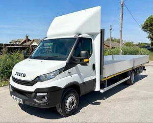 2019 IVECO DAILY 72-180 DROPSIDE SCAFFOLDING EURO 6 U-LEZ COMP 3 SEAT 7.2 TON - Picture 1 of 9