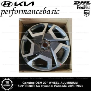Genuine OEM 20" WHEEL ALUMINIUM 52910S8800 for Hyundai Palisade 2023-2025 - Picture 1 of 2