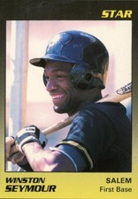 1989 Star Salem Buccaneers WINSTON SEYMOUR RC PIRATES BAHAMAS