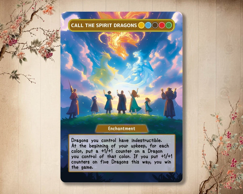 Call the Spirit Dragons - High Quality Anime Custom Art [ Full Art ] - Imagen 1 de 1