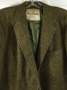 Vintage 1960s Richman Brothers Harris Tweed Sport Coat Men’s 40S Rust Brown Wool - Picture 1 of 9