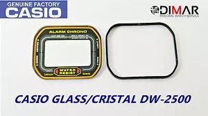 VINTAGE GLASS CASIO DW-2500 NOS - Imagen 1 de 1