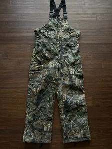 Cabelas Hunting Bibs Overall Adult Size Med Sent-Lock Camo Seclusion 3D lined - Picture 1 of 11