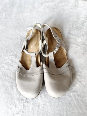 EL NATURALISTA Sandali in pelle grigio chiaro EUR41 scarpe ottime condizioni  - Immagine 1 di 4