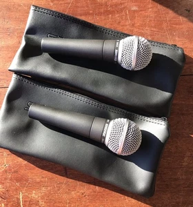 2 micrófonos dinámicos vocales o de instrumento Shure SM58 - Imagen 1 de 4