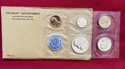 Two Proof Sets: 1957 + 1958 Proof Sets in US Mint OGP - Image 1 of 2