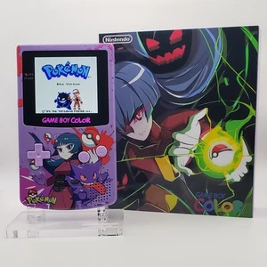 Laminated OLED Screen - Sabrina & Gengar Game Boy Color w/ Case - Picture 1 of 8