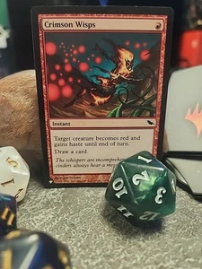 MTG Crimson Wisps - The List - Shadowmoor #88/301 - Picture 1 of 2