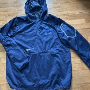 NIKE 5 Star Field General Fly Rush Hooded Jacket Men’s L Navy 1/2 Zip - Picture 1 of 13