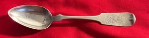 Coin Silver Teaspoon PREMIUM Star D Eagle Mark 6 Inches 18 grams - Picture 1 of 5