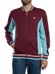 Fila Men's Settanta Baseball Track Jacket, Red - Picture 1 of 5