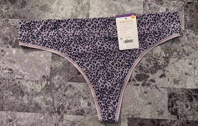 BRAGAS TANGA NUEVAS CON ETIQUETAS WARNERS CLOUD XXL LAVANDA LEOPARDO GUEPARDO LISAS NO SHOW Foto 1 de 3