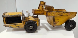 Scarce Vintage Tin Toy Boomaroo Toys Large Dump Truck Rare Original Label - AF - Bild 1 von 20
