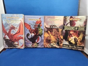 Dragonlance Dragons Anthology Series of Time Krynn Chaos at War Paperback Set - Picture 1 of 18