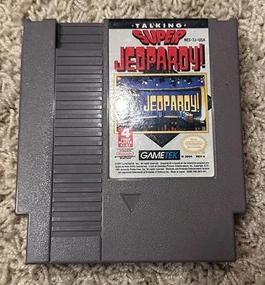 Talking Super Jeopardy (Nintendo Entertainment System, 1991, NES) Cart Only  - Image 1 of 4