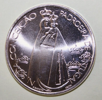 A12 - Portugal 1000 Escudos 1996 Brillante Unc. Moneda de Plata - Nuestra Señora de Fátima Foto 1 de 2