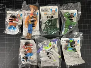 Disney-Pixar Toy Story NIP Burger King 1995 Buzz, Woody, Army Men, Rex, MORE!!!! - Picture 1 of 8