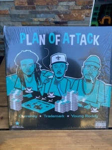 Currensy Trademark Young Roddy Plan Of Attach Vinyl NEW Blue - Imagen 1 de 1