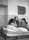 Three Girls Play On A Bed Venice Italy 1946 Old Photo