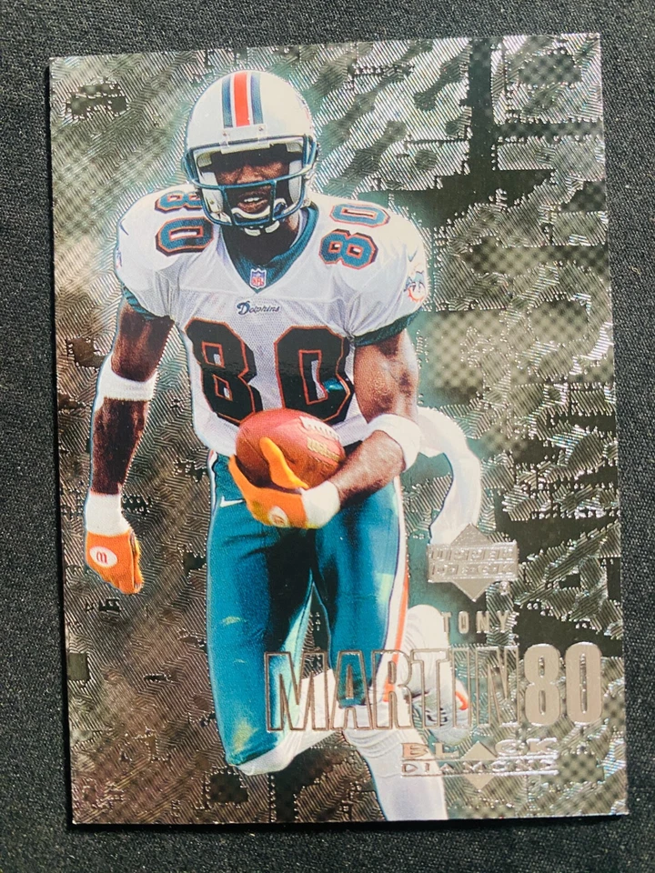 2000 UPPER DECK BLACK DIAMOND #58 TONY MARTIN NM-MT NFL FOOTBALL CARD - Image 1 of 1