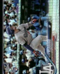 2018 Topps Chrome #167 Alex Verdugo Prism Refractor - Picture 1 of 2