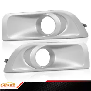 Left & Right Fog Light Trim Set Fit For 2010-12 Subaru Outback w/Fog Light Hole - Picture 1 of 12