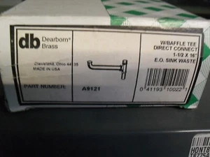 Dearborn Brass A9121 1-1/2"" x 16"" salida final conexión directa residuos blanco - Imagen 1 de 1