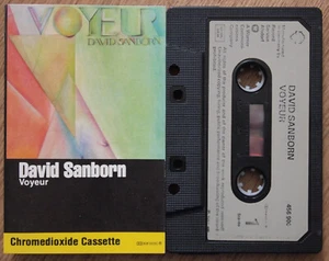 DAVID SANBORN - VOYEUR (WARNER K456900) 1980s EUROPE CASSETTE TAPE JAZZ FUSION - Picture 1 of 3