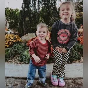 Cotton On Kids High Fives Good Vibes Long Sleeve Shirt Top Size 5 - Picture 1 of 13