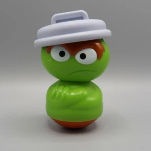 Sesame Street Oscar The Grouch in Can Roly Poly Weeble Toddler Infant 2019 - Picture 1 of 5