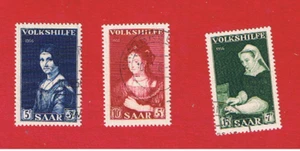 Saar #B114-116 VF used Semi-Postal Free S/H - Picture 1 of 1