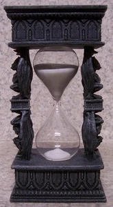Temporizador de arena reloj de arena gárgolas tejido celta NUEVO 5 minutos huevo hervido - Imagen 1 de 3