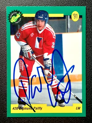 ZIGMUND PALFFY AUTHENTIC AUTOGRAPH 1991 CLASSIC 91 NO 23       91791 - Image 1 of 2