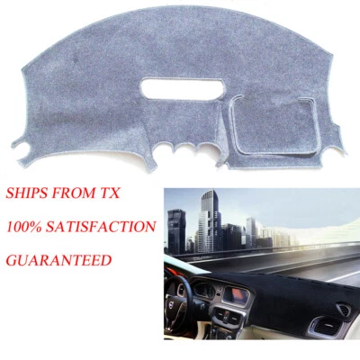 Dark Gray Dash Cover Dashmat Dashboard Mat Carpet for 1997-2002 Pontiac Firebird - Image 1 of 4