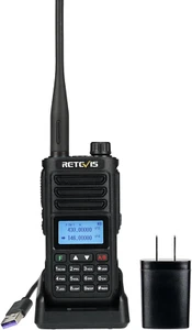 Retevis RA89 Amateurfunkgerät, Notfallradio für Hurrikanrettung, 10W Dual Band Hand - Bild 1 von 9