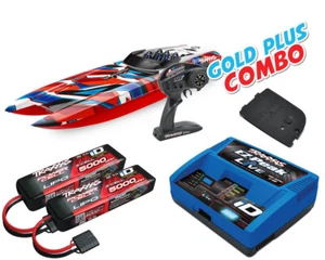 Traxxas DCB M41 Catamaran Red Gold Plus Combo TRX57046-4-REDR-GOLD-PLUS-COMBO - Picture 1 of 5