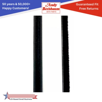 For 1946-1954 DeSoto 2DR 8 Inch Beltline Window Sweeper & Door Glass Run Channel - Image 1 of 4