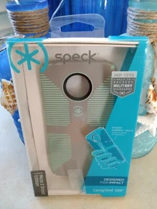 Speck Moto Z Droid Edition Phone Protector Case Candyshell Grip Mint Green/Grey - Picture 1 of 10