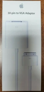 APPLE 30-pin to VGA Adapter - MC552ZM New In Box Unopened - Picture 1 of 3