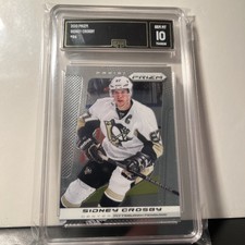 2013-14 PANINI PRIZM SIDNEY CROSBY #84 GMA 10 GEM MINT, 3 time Champ, Pittsburgh