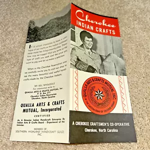 Brochure / listino prezzi CHEROKEE INDIAN CRAFTS anni '50 CHEROKEE N.C. - QUALILLA ARTS - Foto 1 di 8