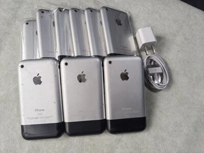  IOS 1.0 Apple iPhone 1st generation(iPhone 2G)4GB 8GB 16GB Black UNLOCKED A1203 - Image 1 of 4