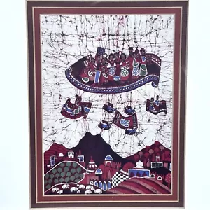 Amos Amit The Magic Carpet Batik Lithograph RARE Numbered 88/300 & Signed - Picture 1 of 15