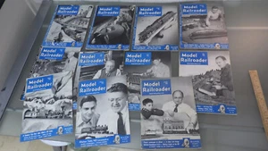 11 Vtg 1951 Model Railroader Magazine Full Year (-1) * Used Model Train Railroad - Picture 1 of 7