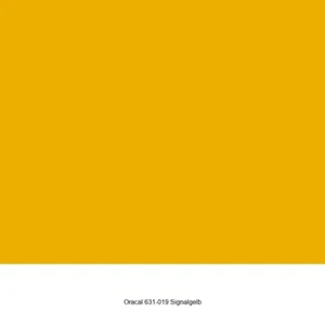3,56 €/m² Oracal 631-019 Signalgelb Matt Plotterfolie Möbelfolie 1,26 x 1 m - Bild 1 von 2