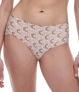 CHANTELLE 2644 (11D4) SOFT STRETCH Seamless Hipster Panty GRAPHICS OS NWT $20 - Picture 1 of 4