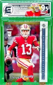 2022 Panini Chronicles Brock Purdy Mint 9.5 Luminance Rookie RC #213 49ers A13 - Picture 1 of 3
